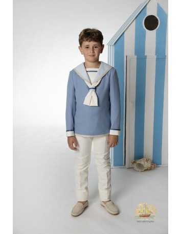 Amalio Rubio Traje Comunión Marinero Celeste 2