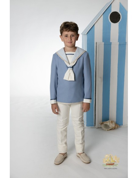 Amalio Rubio Traje Comunión Marinero Celeste