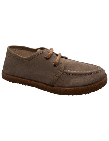 Naútico Cordon Cuero Serratex Taupe