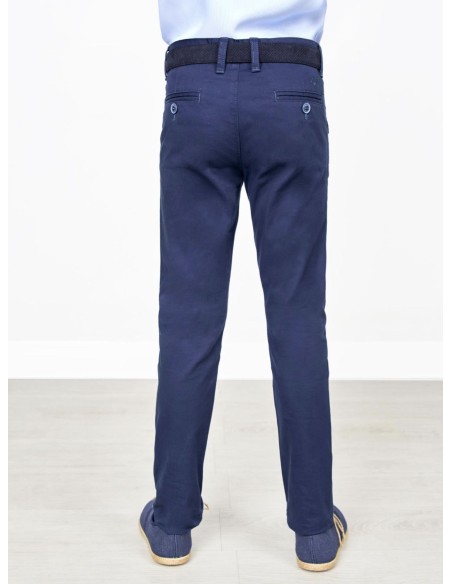 Spagnolo Pantalón Gabardina Estampada