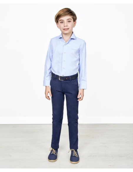 Spagnolo Pantalón Gabardina Estampada