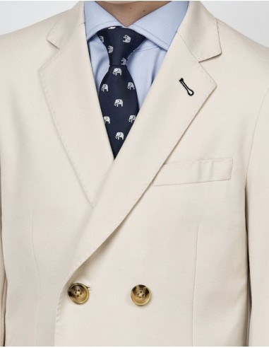 Spagnolo Americana Punto Cruzada Beige