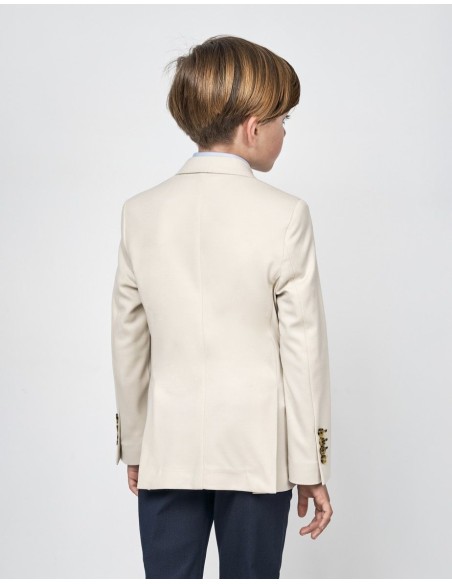 Spagnolo Americana Punto Cruzada Beige