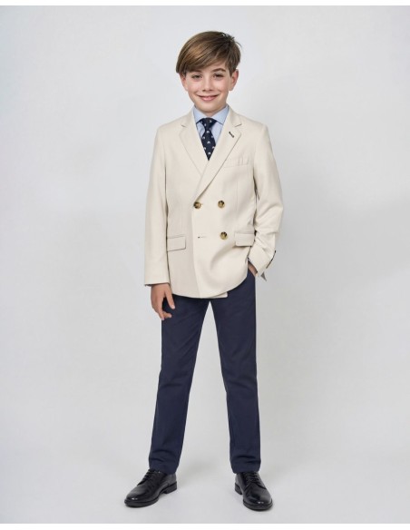 Spagnolo Americana Punto Cruzada Beige