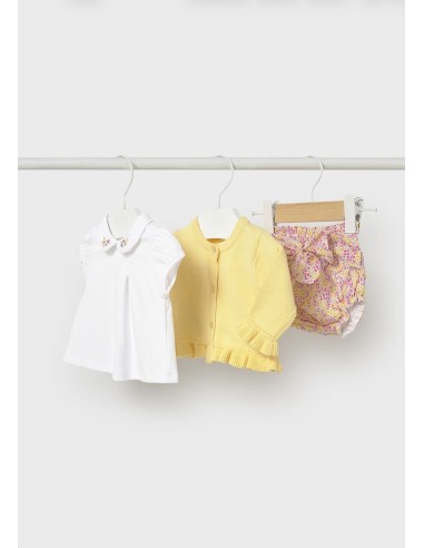 Mayoral colección Sunny conjunto 3 piezas tricot