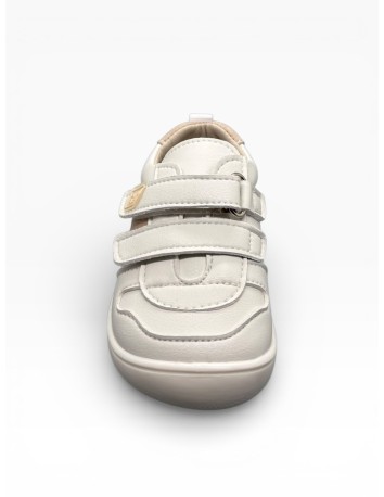 Piruflex by Pirufin Deportiva blanco con serraje crudo 2