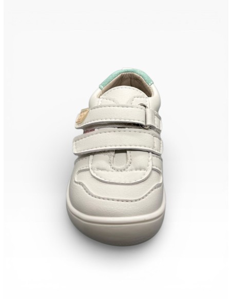 Piruflex by Pirufin Deportiva blanco con suede rosa
