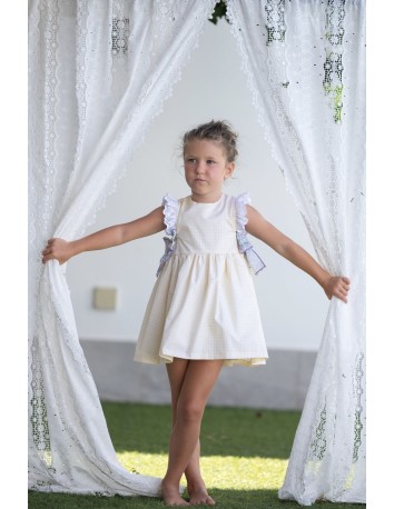 Mon Petit Bonbon colección Liberty Lila/Amarilla Vestido
