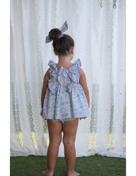 Mon Petit Bonbon colección Liberty Lila/Amarillo Jesusito