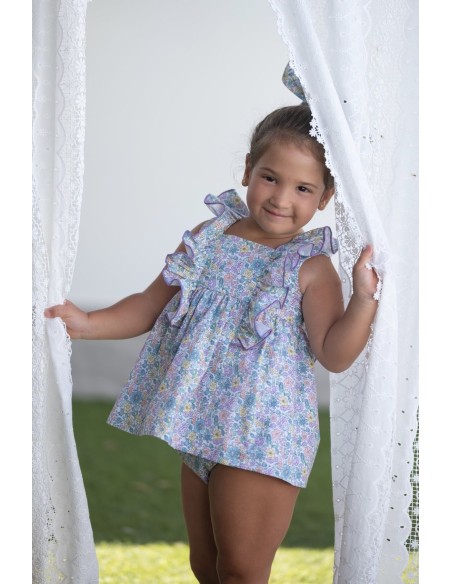 Mon Petit Bonbon colección Liberty Lila/Amarillo Jesusito