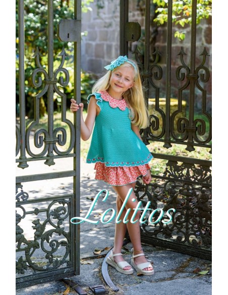 Lolittos colección Aroma Conjunto niña Top + Cubrefalda