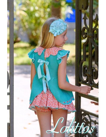 Lolittos colección Aroma Conjunto niña Top + Cubrefalda