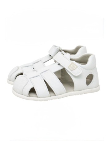 Piruflex by Pirufin Sandalia piel bloque summer Blanco