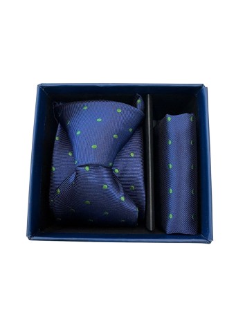 Spagnolo Set Corbata + Pañuelo Bolsillo