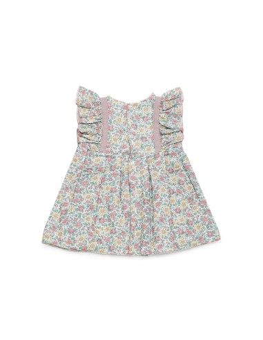 Juliana Bebés Vestido cortado cintura flores