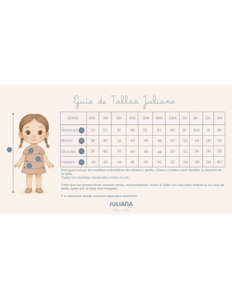 Juliana Bebés Jesusito Flores Gasa