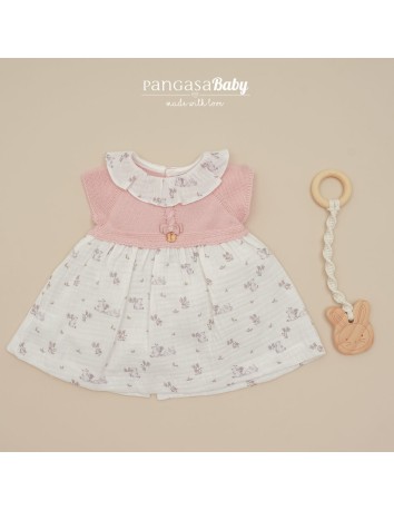 Pangasa coleción Conejos Vestido Bebé