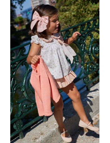 La Martinica colección Peach Braguita flores + Blusa 2