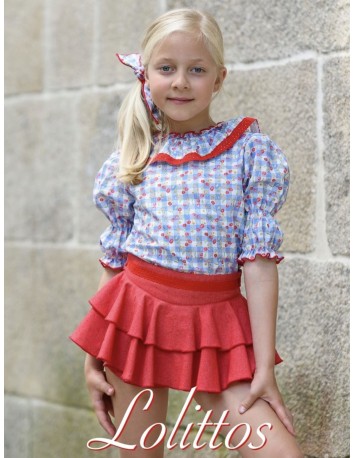 Lolittos colección Cherry Conjunto niña