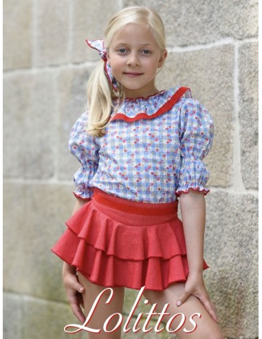 Lolittos colección Cherry Conjunto niña