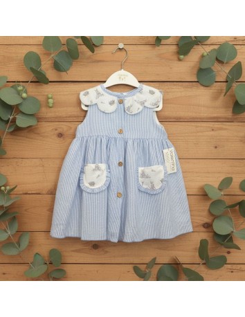 Valentina Bebes colección Blue Rabbit Jesusito rayas