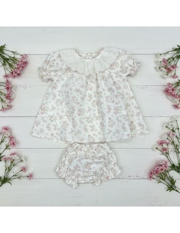Paloma de la O colección Flores Rosa Conjunto rosa 2