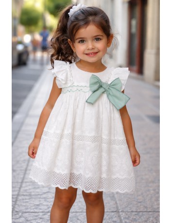Copo Vestido 4709 ceremonia niña verano 2026 jesusito blanco 2