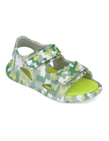 Biomecanics Sandalias estampada verde aqua