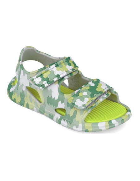 Biomecanics Sandalias estampada verde aqua