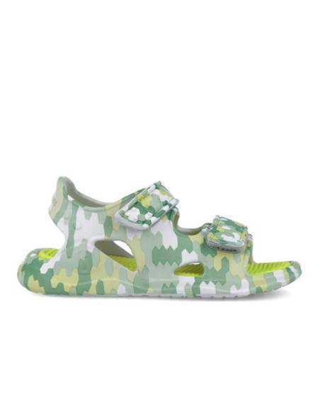 Biomecanics Sandalias estampada verde aqua
