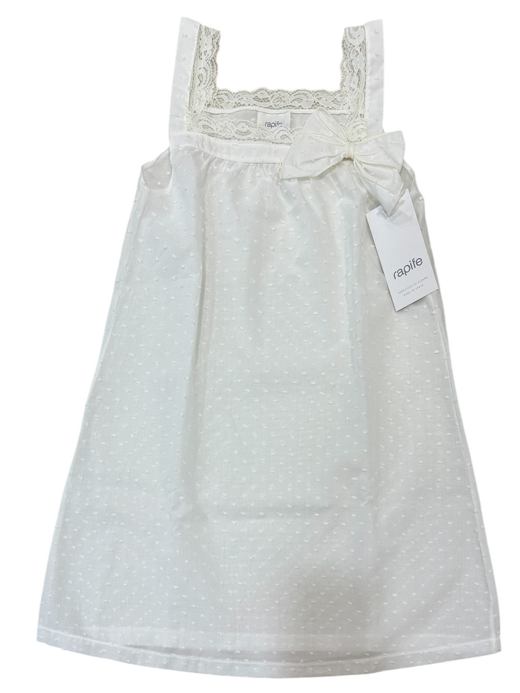 Rapife Camisón Plumeti Crudo