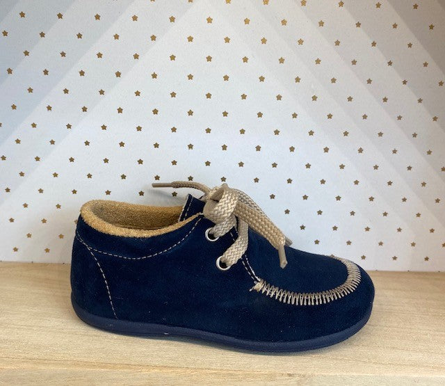 Zapato Botita niño Suede Marino