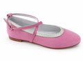 Guxs Zapato Niña piel ante rosa chicle 6619