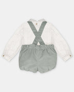 Martín Aranda Peto + Camisa Beige y Verde